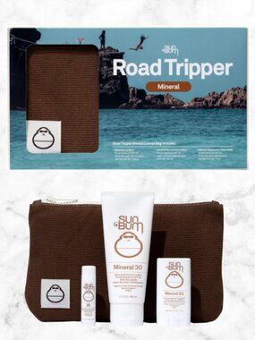 NIB | SUN BUM MINERAL SPF KIT | Lotion Face Sunscreen Stick Lip Balm